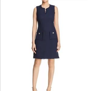 KARL LAGERFELD PARIS
Tonal Tweed Pocket Dress
